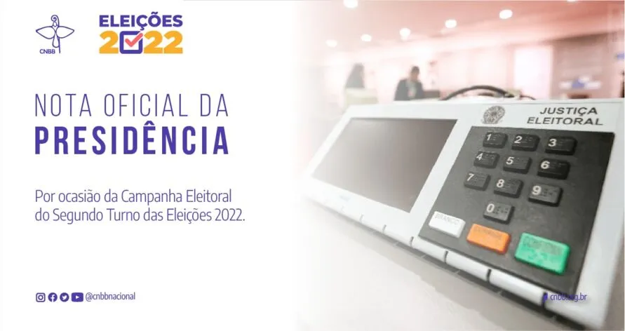 A Presidência da Conferência Nacional dos Bispos do Brasil (CNBB) divulgou nota