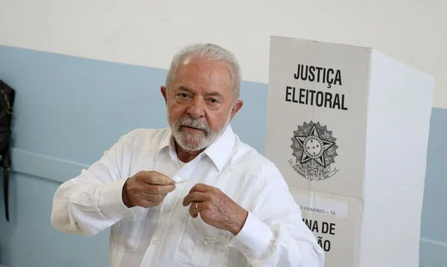 O presidente eleito Luiz Inácio Lula da Silva