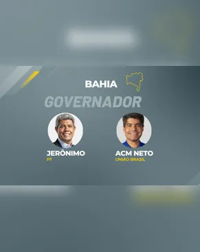 Jerônimo é eleito governador da Bahia, com 52% dos votos válidos