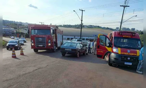 Bombeiros e Samu atendem dois acidentes de trânsito em Ivaiporã