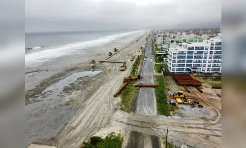 Governo conclui a engorda da praia de Matinhos; saiba mais