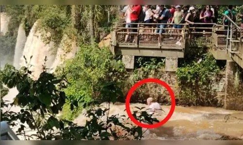 Turista que caiu nas Cataratas do Iguaçu é encontrado