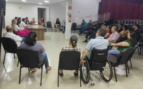 A pauta foi debatida pelos membros dos Conselhos Municipais do Idoso e da Pessoa com Deficiência