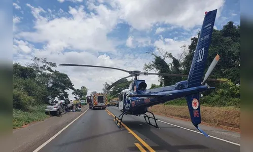Paraná inicia sistema de transfusão de sangue nos resgates aeromédicos