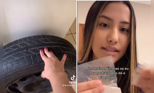 Jovem viraliza ao mostrar itens esquecidos em motel da família