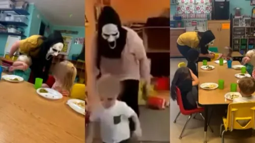 Após o vídeo viralizar nas redes e chegar aos pais, a situação revoltou os responsáveis que foram atrás de explicações na creche