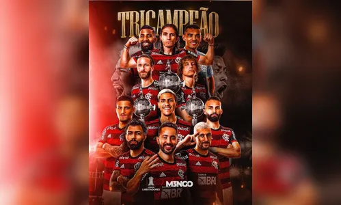 Flamengo conquista o tricampeonato da Libertadores