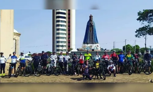 Ciclistas saem de Apucarana para santuário de Astorga neste feriado