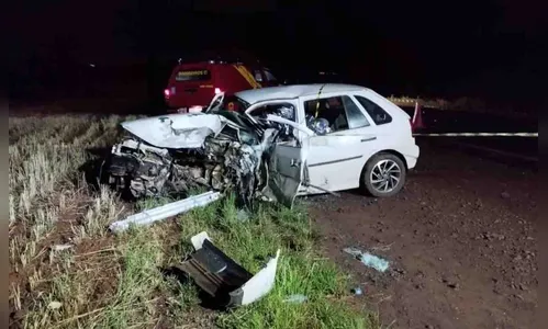 Acidente na PR-180 deixa 2 vítimas fatais, na madrugada deste domingo