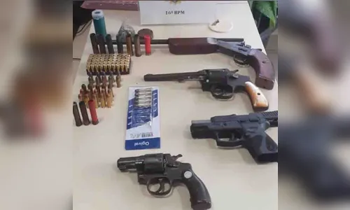Briga por causa de terra termina com armas apreendidas e prisão