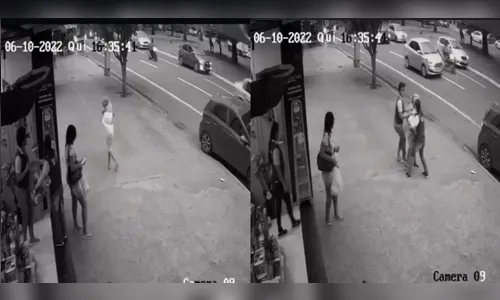 Vídeo: Idosa é arrastada por vento em Campo Grande, no MS