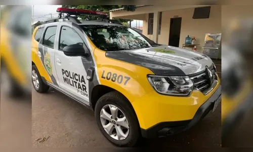 Homem é detido pela PM após promover quebra-quebra em Arapongas
