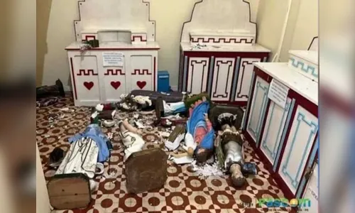 Suspeito de quebrar 27 imagens religiosas em igreja é preso no Paraná