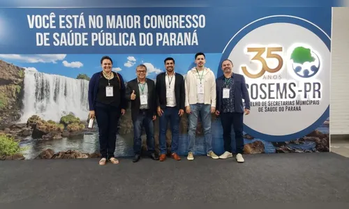 Saúde de Rio Bom apresenta trabalho durante congresso em Foz do Iguaçu