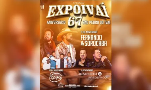 Aniversário de São Pedro do Ivaí terá três dias de festa; saiba mais