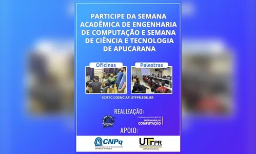 UTFPR realiza evento nas áreas de tecnologia e computação