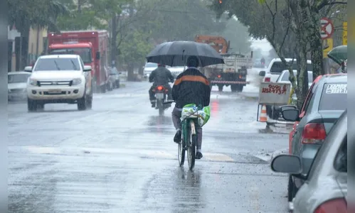 Arapongas pode registrar chuva nesta quinta; máxima chega aos 26ºC