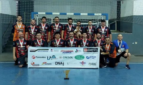 Apucarana é campeã do handebol masculino na 33ª edição dos JAVI's