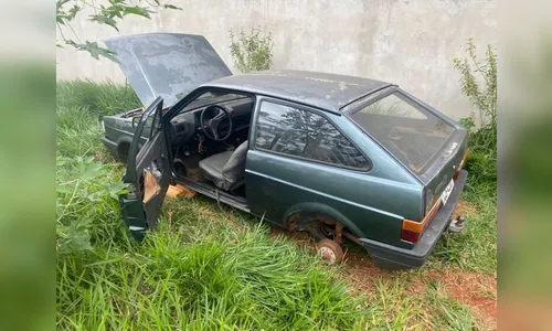 Carro furtado na madrugada em Apucarana é encontrado sem peças