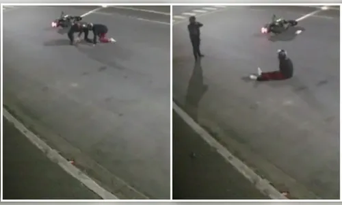 Motociclista pega arma de ladrão e atira durante tentativa de assalto