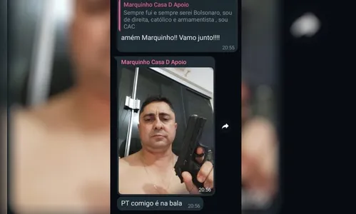 Vereador do PSB publica foto armado e escreve: 'PT comigo é na bala'