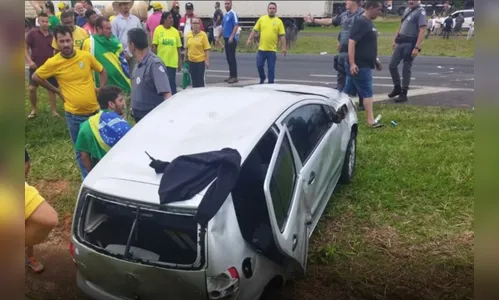 Motorista atropela bolsonaristas em rodovia do interior de SP; veja