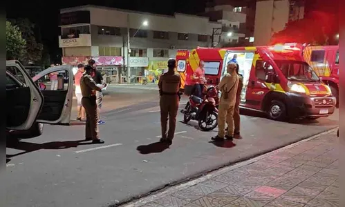 Duas mulheres ficam feridas em batida entre moto e carro em Ivaiporã
