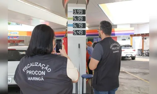 Procon de Maringá fiscaliza postos de combustíveis por reajuste