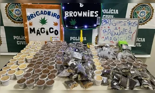 'Brisadeiro e brownes mágicos': Casal é preso com doces de maconha
