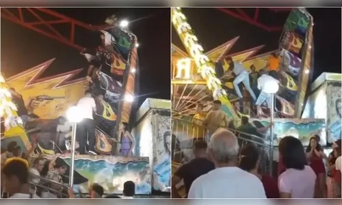 Brinquedo parte ao meio e deixa feridos em parque de diversão; vídeo