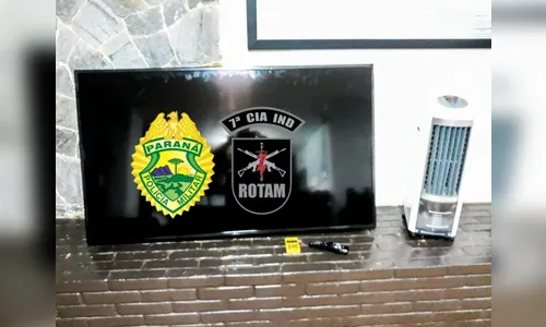 PM de Arapongas recupera caminhonete e objetos; homem é preso