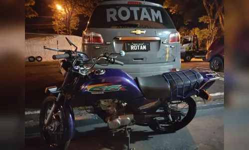 Adolescente é apreendido com motocicleta furtada em Apucarana