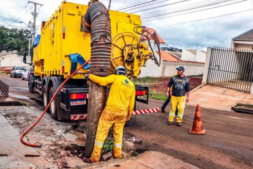 De janeiro a outubro deste ano, a empresa desobstruiu 15.120 metros lineares de galerias