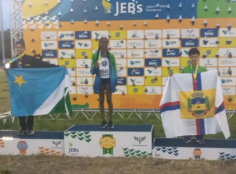 Gabrielly Eduarda dos Santos de Souza levou o bronze da prova