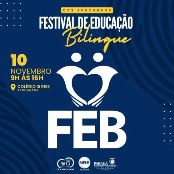 1º Festival de Educação Bilíngue acontece no dia 10 de novembro