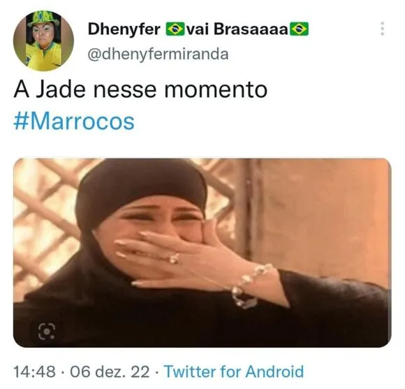 Brasileiros comemoram vitória do Marrocos com memes de 'O Clone'; veja