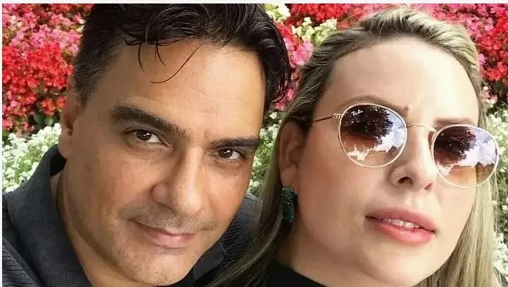 Guilherme de Pádua e a esposa  Juliana Lacerda