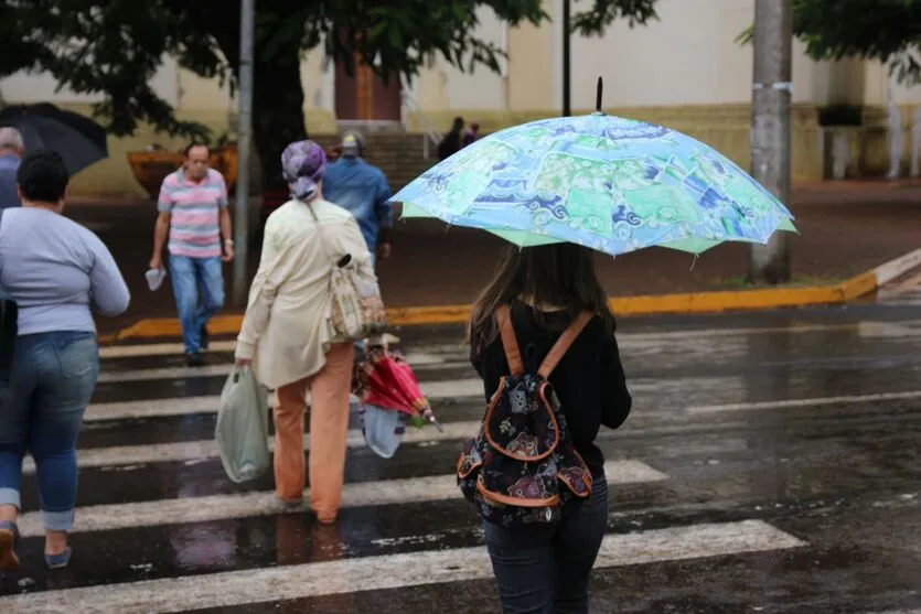 O tempo instável segue sobre o Estado até o fim de semana