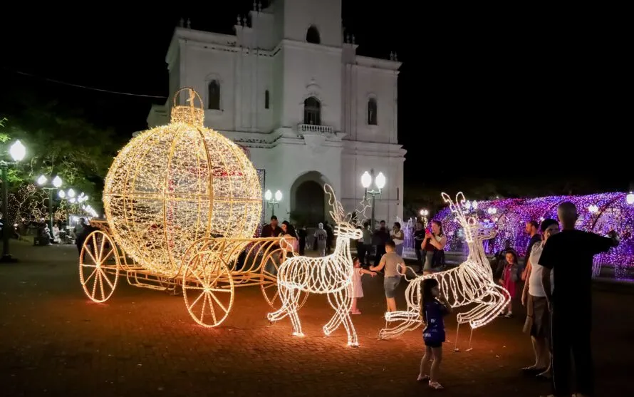 Papai Noel chega nesta quarta-feira (30), em Apucarana