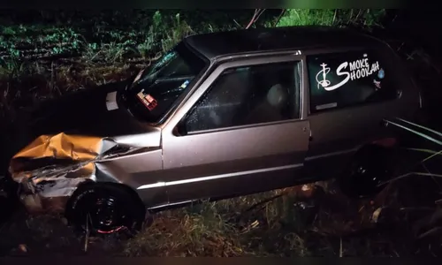 Jovem de 18 anos sem CNH fica ferido após acidente em Califórnia