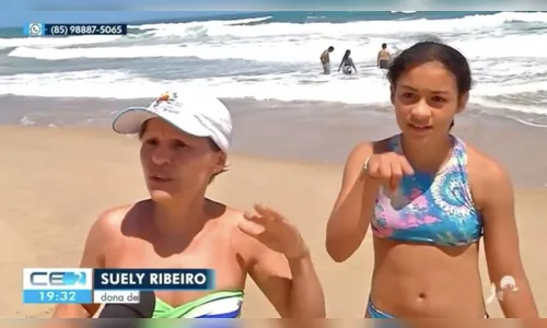 A pauta da matéria era o aumento na fiscalização de praias para evitar afogamentos