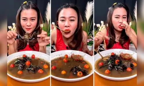 Influenciadora é presa após comer sopa de morcegos na Tailândia