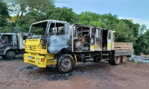 Após ser demitido, funcionário ateia fogo em caminhões da empresa