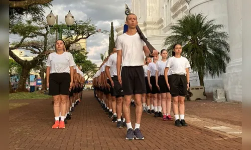 Treinamento de futuros PMs chama atenção em Apucarana; veja