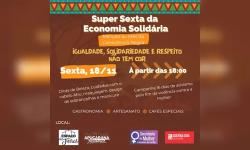 'Super sexta da economia solidária' é realizada em Apucarana; veja