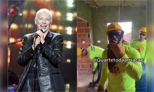 Cantora de 'Sweet Dreams' compartilha vídeo de pedreiros do BR; veja