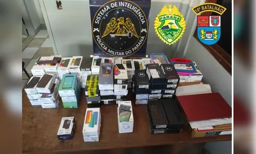 103 celulares e 20 notebooks furtados são encontrados na Vila Reis