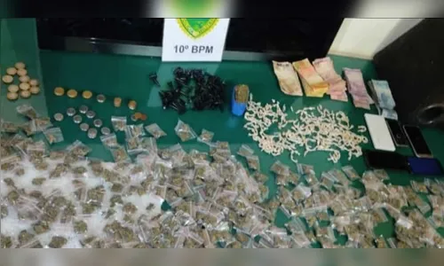 Jovens são presos com drogas e mais de R$2.5 mil em Marilândia