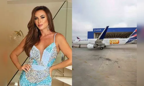 Nicole Bahls desiste de voar em avião da Farofa após previsão de queda