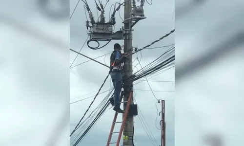 Homem fica com o corpo em chamas após choque elétrico em SP